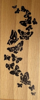 Stempel Schmetterlings-Schwarm